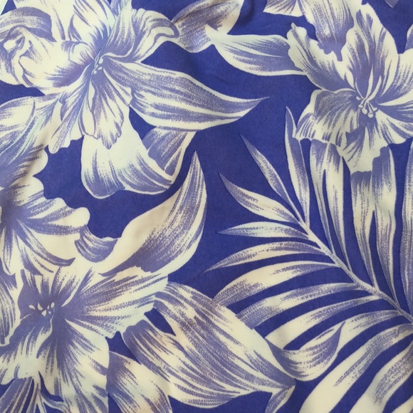 Venus Swimwear One Piece Bathing/Swim Suit; Hibiscus Pattern; Lined, Purple - Picture 4 of 11